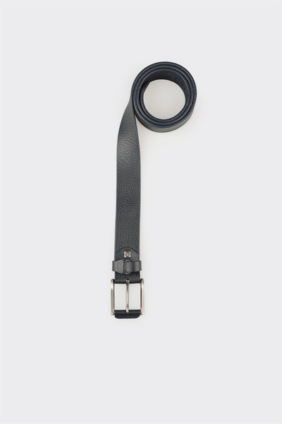 Elle Shoes Lacivert Deri Erkek Kemer