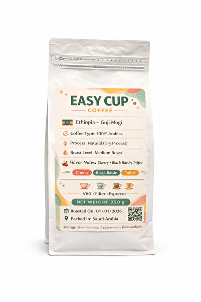 Easycupp Ethiopian coffee guji mogi