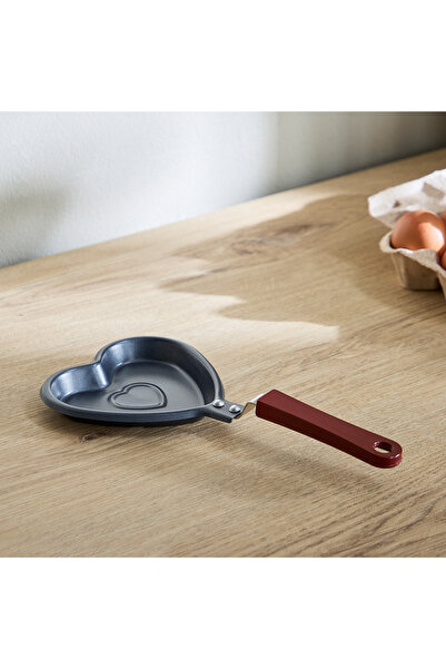 Generic مقلاة صغيرة على شكل قلب من سلسلة بلاك - 12.5 سم