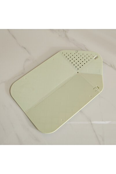 Generic Vega Multi Purpose Foldable Cutting Board cum Strainer - 42.5x27 cm