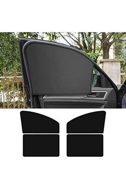 Generic 4PCS Car Side Window Sun Shade Magnetic Car Curtain, Universal Easy F...