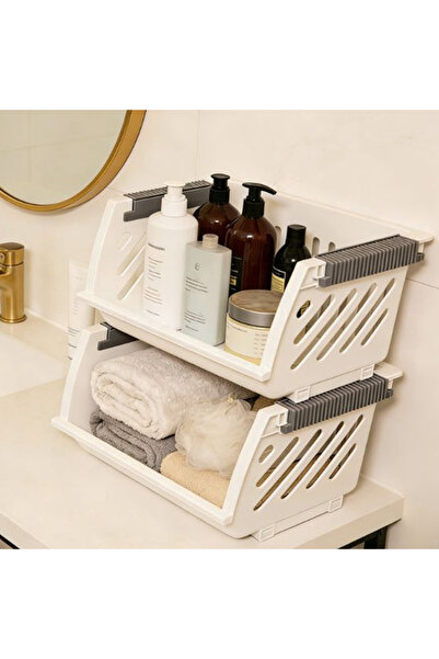 Home Box Royal Stackable Storage Basket - 44.5x34x24 cm