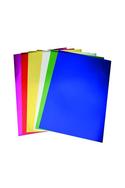 Colorarte Hartie craft Colorarte, 160g, 7 culori, diverse culori metalizate, ...