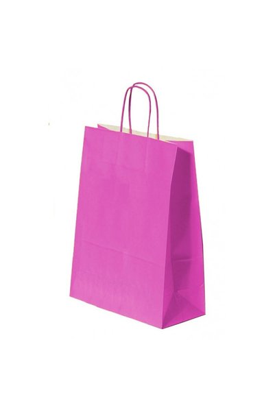 Colorarte Punga cadou 04535 / 00558, B4, 26x35x12cm, 90g/mp, roz, manere din ...