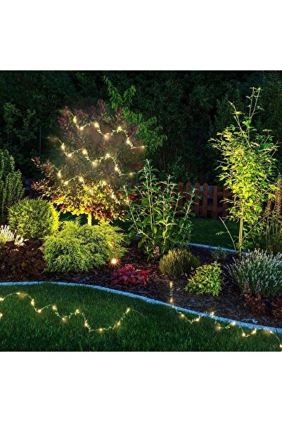 Aowin سلسلة إضاءة أوراق ذهبية، 5 أمتار، 50 مصباح LED على شكل أوراق قيقب، سلسل...