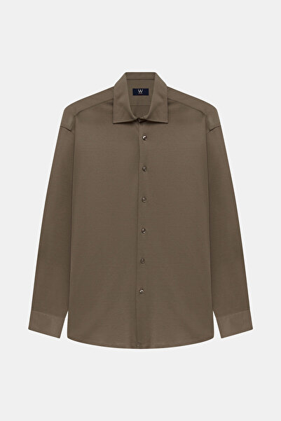 W Collection Blue Long Sleeve Regular Shirt