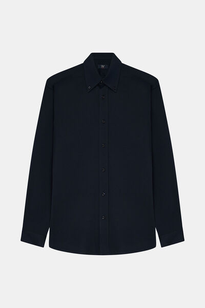 W Collection Green Long Sleeve Regular Shirt