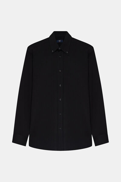 W Collection White Long Sleeve Regular Shirt