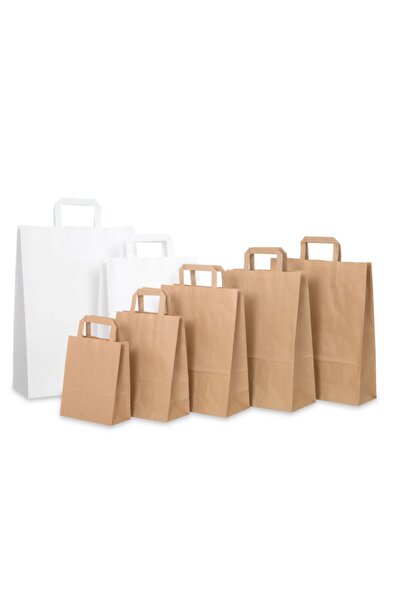 Colorarte Paper bag 50943, 32x27x16cm, 90g/sqm, brown, paper tape handles, fo...