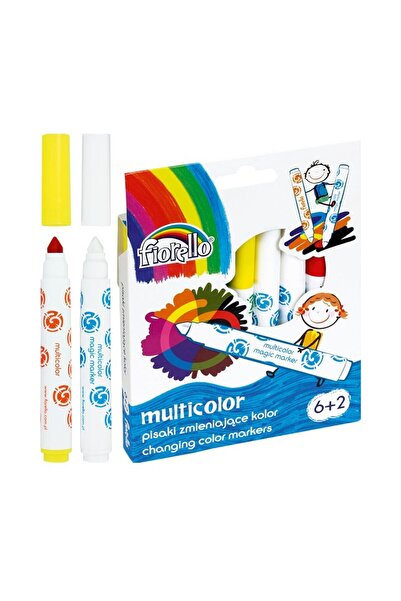 Fiorello Многоцветни цветни маркери GR-F166-8, 8 цвята, картонен блистер