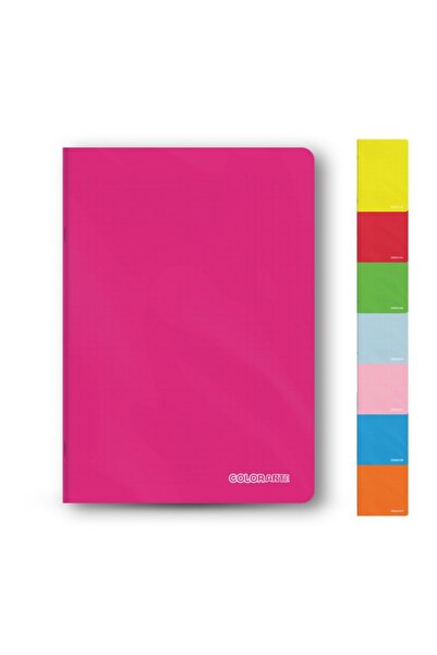 Colorarte Colorarte A5 school notebook, 48 sheets, mathematics, rounded corne...