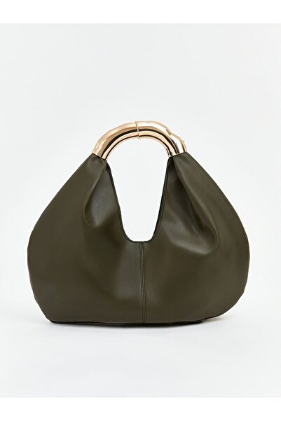 LC Waikiki Women's Shoulder Bag with Metal Handle Detail