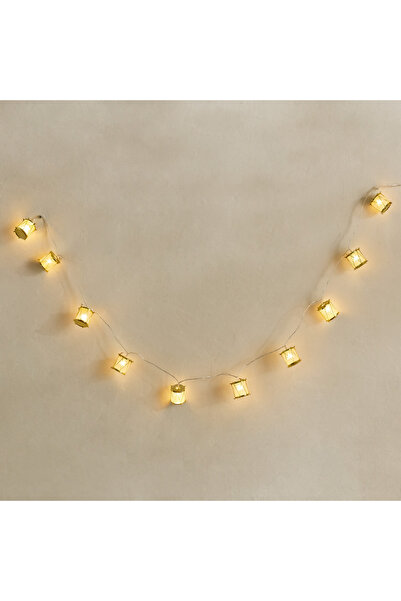 Generic Elio 10 LED Warm White 2AA Drum String Light - 1.35 M