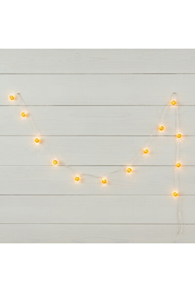 Generic Orla 3AA 10 LED Warm White Metal Ornament String Light - 100 cm