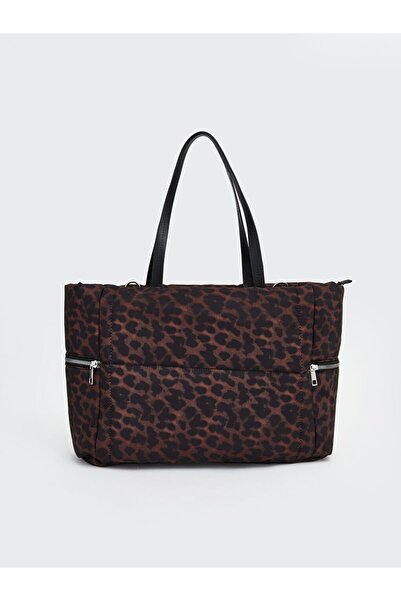 LC Waikiki Leopard Patterned Women's Shoulder Bag