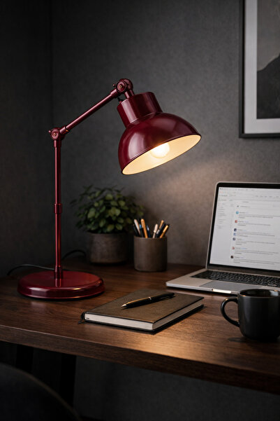 ARTILED Modern Endüstriyel Masa Lambası – Hareketli Metal Gövde – E27 Duy – O...