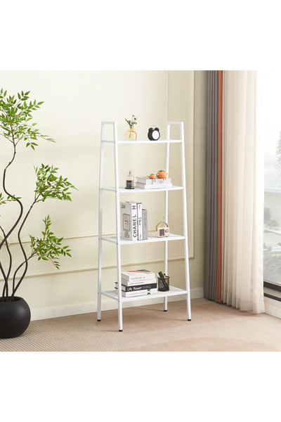 Generic رف كتب سلمي من أربعة طبقات من سيمون، حامل نباتات