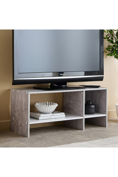 Generic وحدة تلفزيون برونو باتارا ذات رفّين منخفضة لأجهزة التلفزيون حتى 40 بوصة