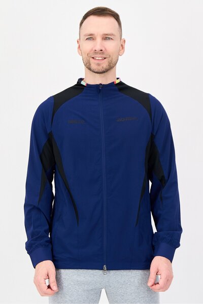 Nike Men Standard Fit Long Sleeve Training jacket, Blue