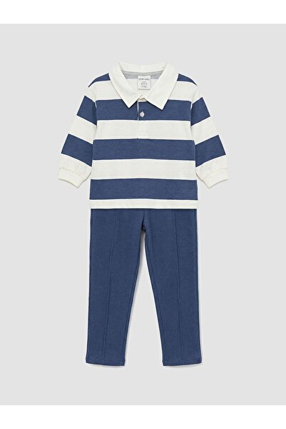 LC Waikiki Baby Boy Polo Collar T-Shirt and Pants