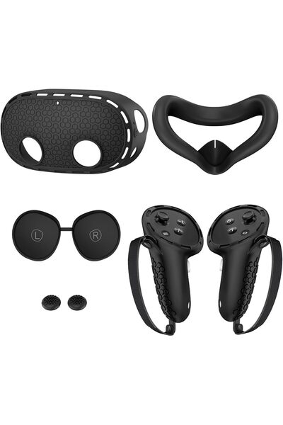 Generic MOTIM 5 in 1 Protective Cover for VR Accessories Bundle, Silicone Cov...