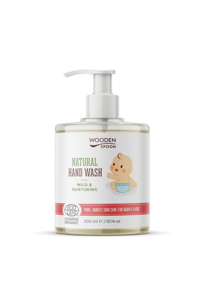 Wooden Spoon Sapun lichid maini pentru copii si bebelusi, bio, 300ml,