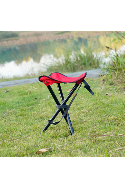 Generic كرسي فيرا كامو القابل للطي بثلاثة أرجل