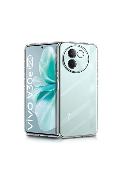 xirshop جراب Vivo V30e مصنوع من السيليكون الشفاف الفاخر