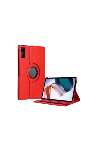 xirshop Redmi pad se 4g case 360 tablet leather case - red