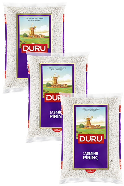 Duru Jasmine Pirinç 1 kg x 3 Adet