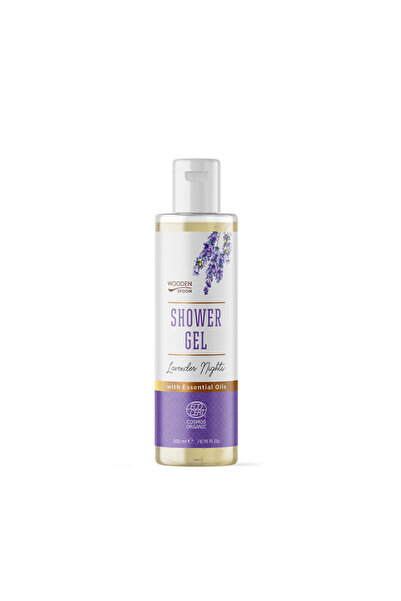 Wooden Spoon Gel de dus cu lavanda, Lavender Nights, bio, 200ml,