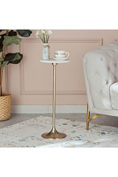 Generic طاولة جانبية من الرخام الأصلي من كافون هانزو