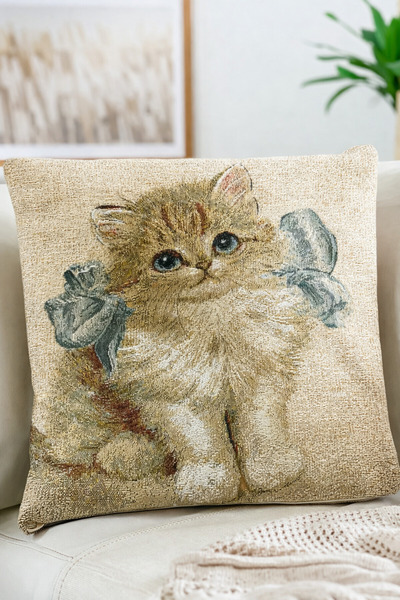 Yeshome Collection Carla Loren-26 Reversible Pattern Tapestry Decorative Pill...