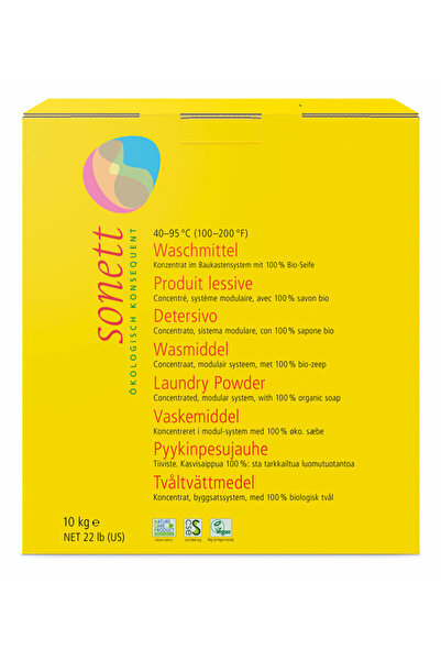 Sonett Powdered laundry detergent, , 10 kg,