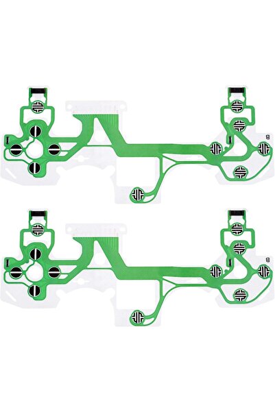 Generic لوحة دائرة مرنة بديلة من قطعتين من eXtremeRate لجهاز تحكم PS4 Pro Sli...