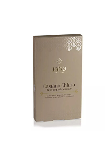 isha Natural hair dye light brown, 100g,