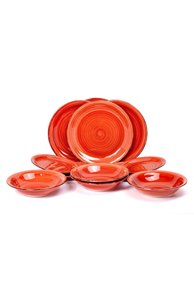 bello طقم عشاء خشبي مكون من 12 قطعة