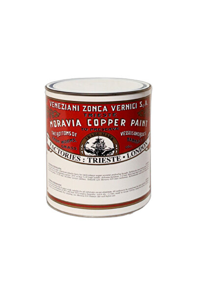 Moravia Copper Paint Antifouling Bakır Esaslı Kırmızı Zehirli Boya Tekne ve G...