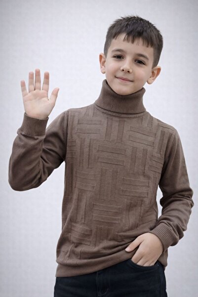 Musti kids Boy's Knitwear Sweater Claret Red Color 6-16 Years Old