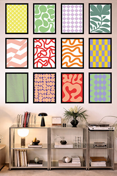 UNT Bucătărie cu aspect de cadru cu 12 rame |   Modern |   Set de pictură cu ...