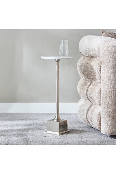 Generic طاولة جانبية من الرخام الأصلي من كافون سيرفو