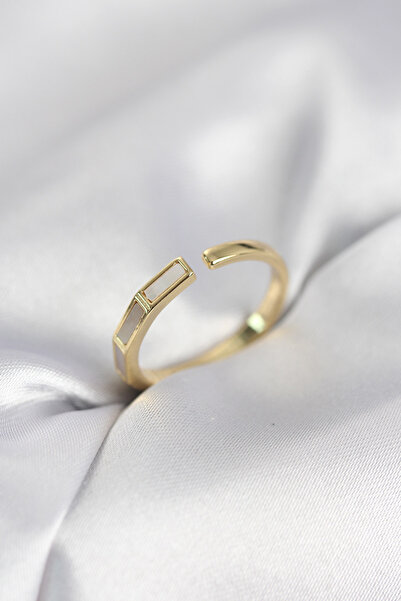 callerrons accessories خاتم نسائي ذهبي اللون موديل سيدفوري - EBJ260214W39676