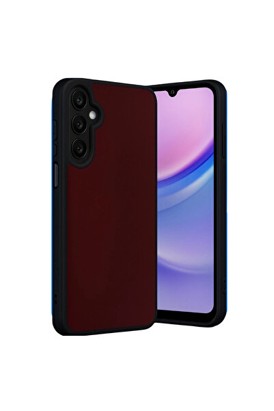 xirshop حافظة سامسونج جالاكسي M15 من الجلد من اراس - أحمر كلاريت