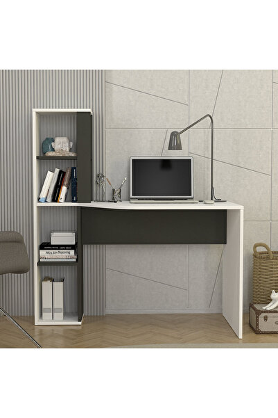 Generic Modulix Ester Study Desk with Bookcase