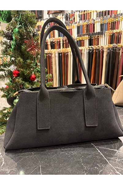 Fiori حقيبة يد نسائية من الجلد السويدي وحقيبة كتف