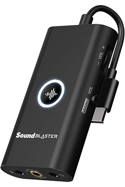 Generic بطاقة الصوت الخارجية Creative Sound Blaster G3 USB-C للألعاب، مزودة ب...