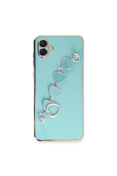 xirshop جراب سامسونج جالاكسي A04 من السيليكون - أخضر مائي