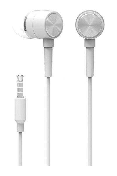 HP Dhh-1111-Wt Kablolu Kulakiçi 3.5Mm Jack Mikrofonlu Beyaz Kulaklık