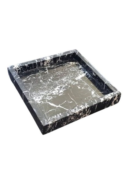 Generic Marquina Marble Tray size 20x20x3cm