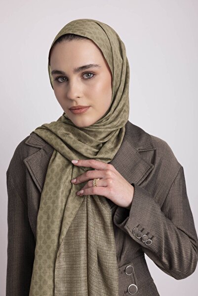 Ayshara Katre-I Elegance Collection - Sand Beige Mîzan Double-Sided Shawl